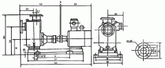 CYZ型自吸式离心油泵安装尺寸及曲线